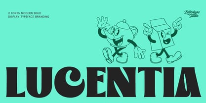 Lucentia Font Poster 1