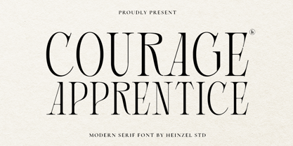 Courage Apprentice Font Poster 1