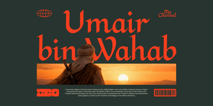 Baylaf Alwahas Font Poster 2