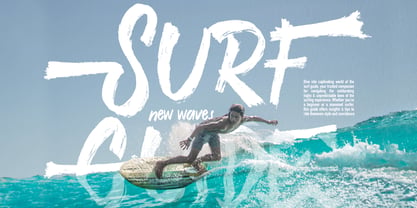 Maverick Strokes Font Poster 3