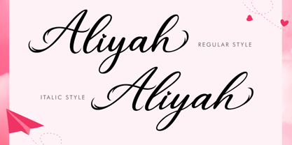 Beautiful Dealove Italic Font Poster 2