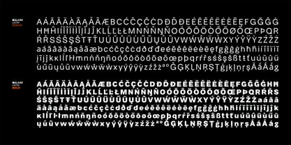 Balium Font Poster 9