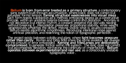 Balium Font Poster 4