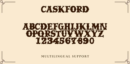 Caskford Font Poster 9