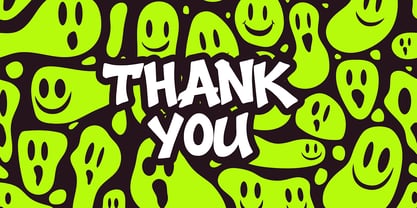 Grime Slime Font Poster 7
