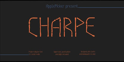 Charpe Font Poster 1