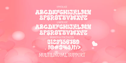 Love Glow Font Poster 2