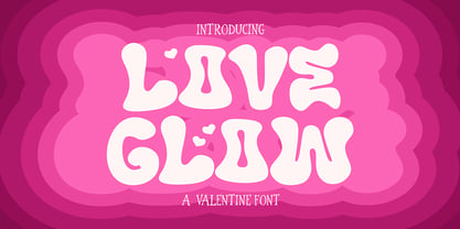 Love Glow Font Poster 1