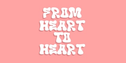 Love Glow Font Poster 3
