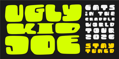 Soya Bean Font Poster 3