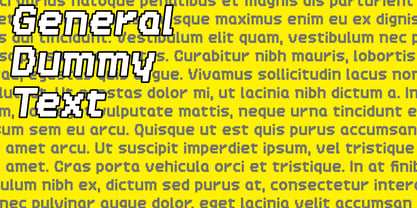 Pileup Font Poster 3