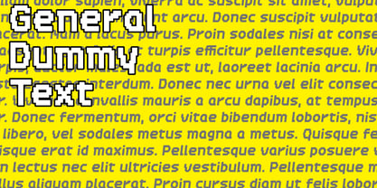 Pileup Font Poster 14