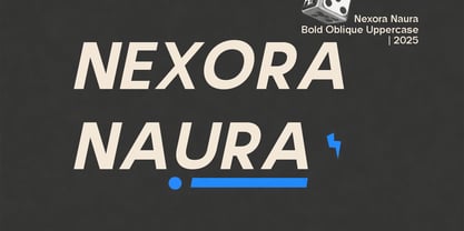 Nexora Naura Font Poster 6