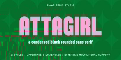 EB Attagirl Font Poster 1