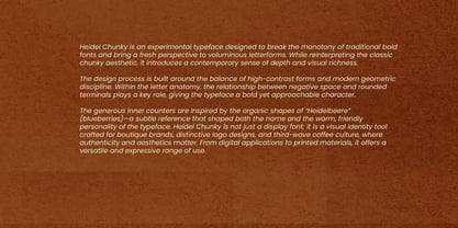 Heidel Font Poster 7
