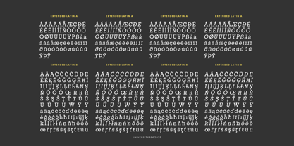 UT Symbold Font Poster 8