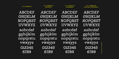 UT Symbold Font Poster 5