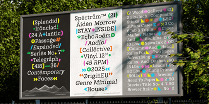 UT Symbold Font Poster 4