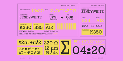 UT Symbold Font Poster 11