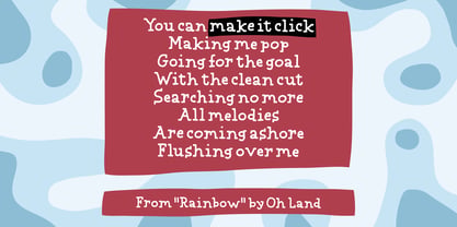 Make It Click Font Poster 2