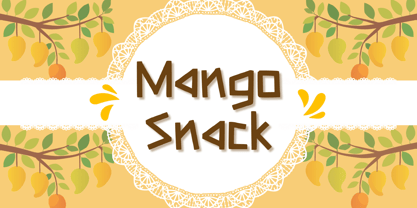 Mango Snack Font Poster 1