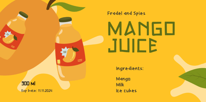 Mango Snack Font Poster 3