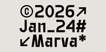 Mattle Font Poster 9
