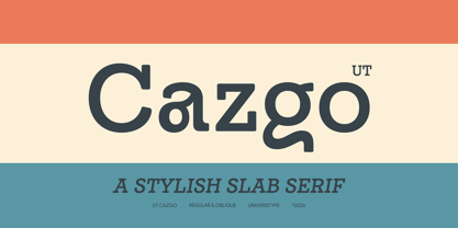 UT Cazgo Font Poster 1