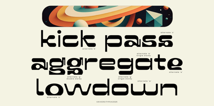 UT Shrounda Font Poster 11