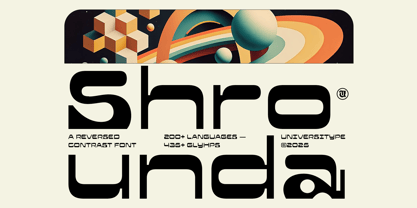 UT Shrounda Font Poster 1