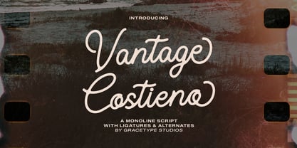 Vantage Costieno Font Poster 1