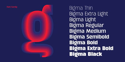 Bigma Font Poster 2
