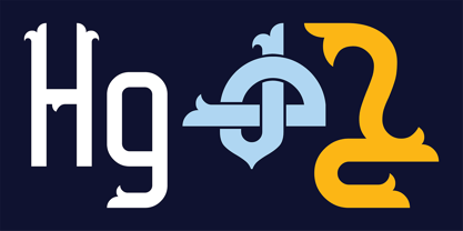 HS Hiba Font Poster 6