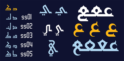 HS Hiba Font Poster 8
