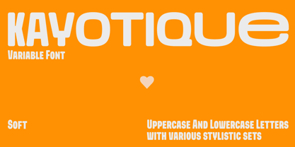 Kayotique Font Poster 1