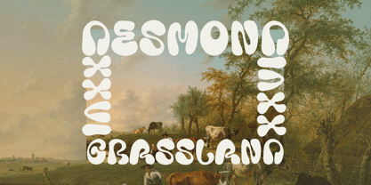 Plumby Vintage Font Poster 3