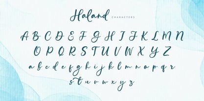 Haland Font Poster 8