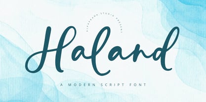 Haland Font Poster 1