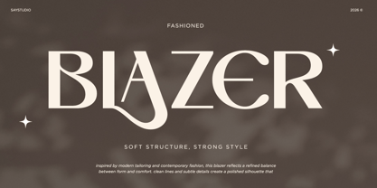 Bovacy Font Poster 3