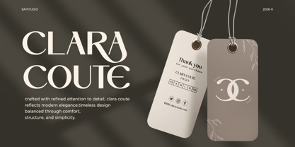 Bovacy Font Poster 6