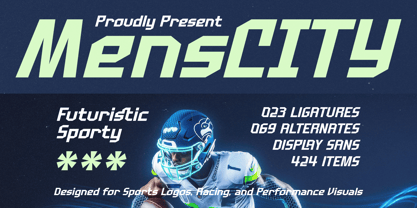 Menscity Font Poster 1