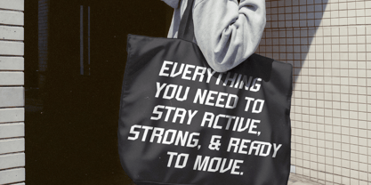 Menscity Font Poster 3