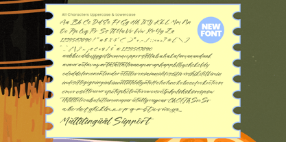 Tropical Coastal Font Poster 15
