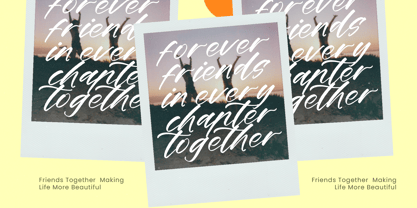 Tropical Coastal Font Poster 4