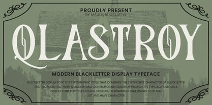 MC Qlastroy Font Poster 1