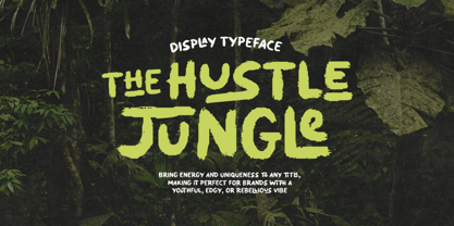 Hustle Jungle Font Poster 1