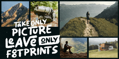 Hustle Jungle Font Poster 8