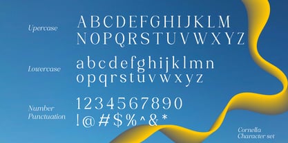 Cornella Font Poster 9