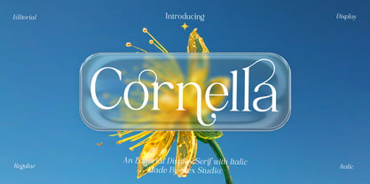 Cornella Font Poster 1