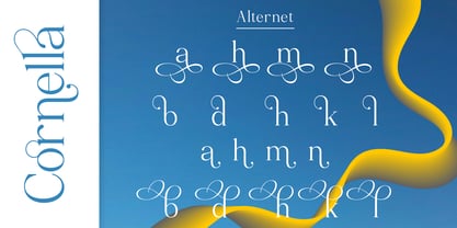 Cornella Font Poster 7